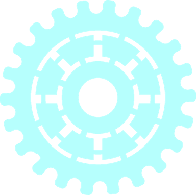 Engrenage bleu calque 6