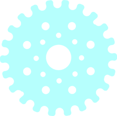 Engrenage bleu calque 1